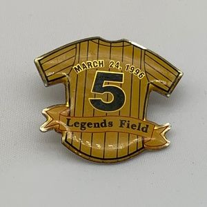 Vintage 1996 New York Yankees Legends Field #5 Jersey Lapel Pin